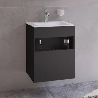 Тумба с раковиной Keuco Stageline 32842 50 см, вулканит