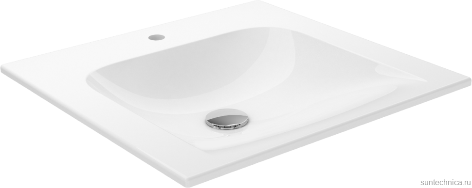 Тумба с раковиной Keuco Stageline 32842 50 см, вулканит