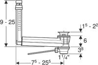 Тумба с раковиной Keuco Stageline 32842 50 см, вулканит