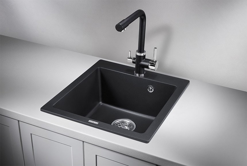 Мойка кухонная Granula 4651, шварц