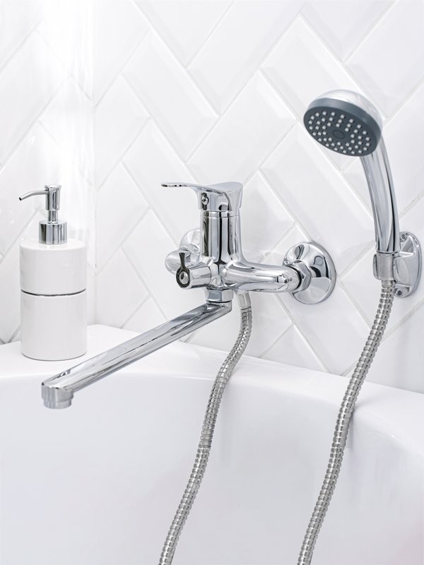 Смеситель с длинным изливом для ванны РМС SL86 SL86-006E
