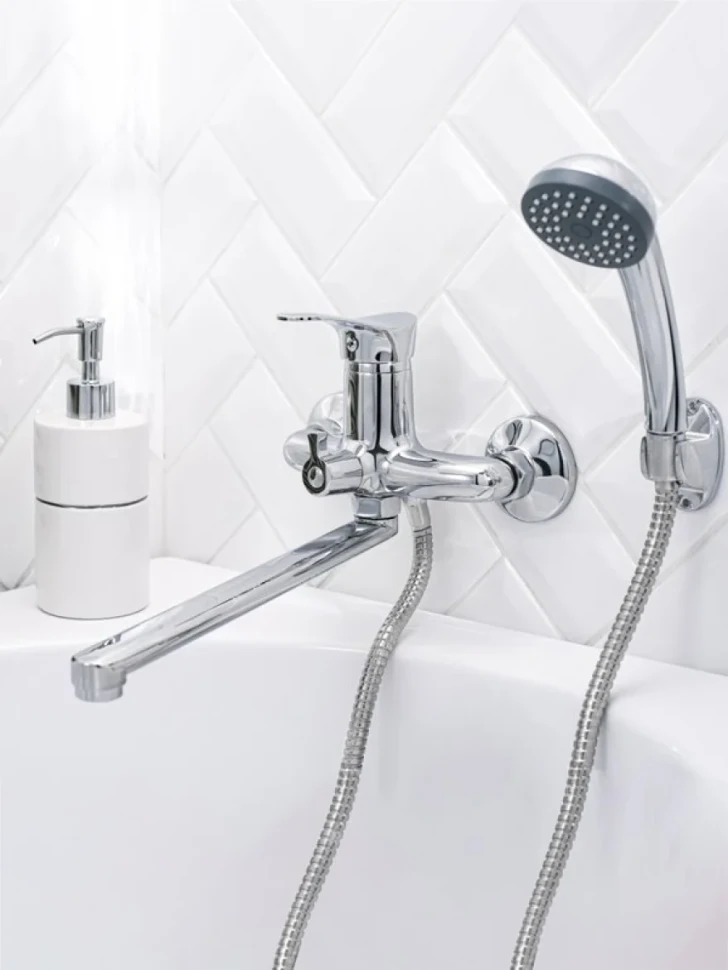 Смеситель с длинным изливом для ванны РМС SL86 SL86-006E