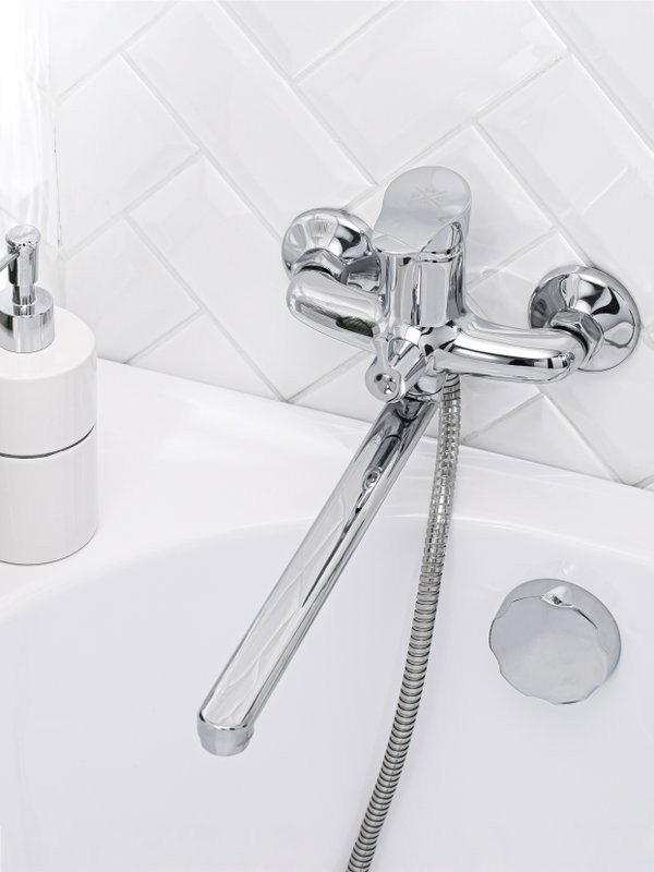 Смеситель с длинным изливом для ванны РМС SL86 SL86-006E
