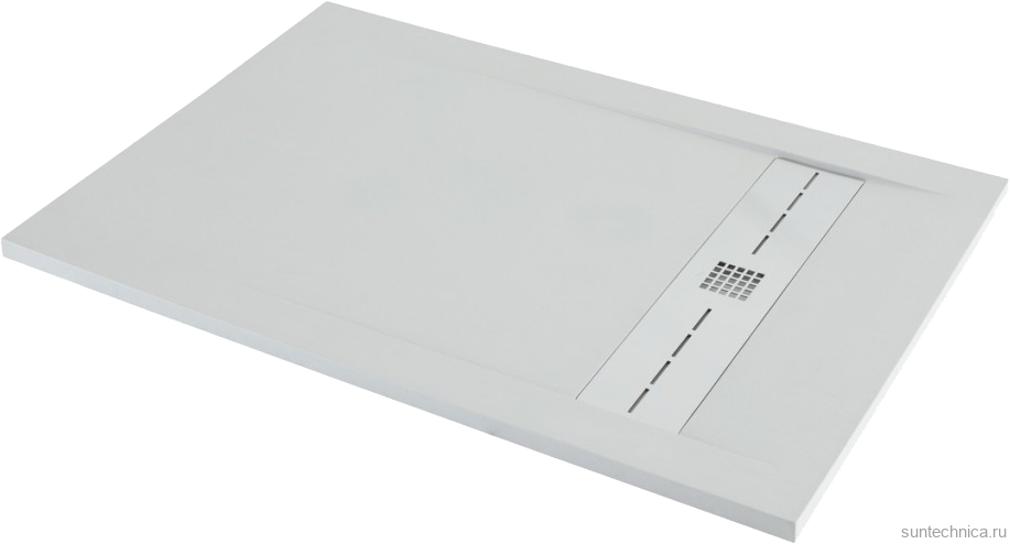 Поддон для душа Allen Brau Infinity 160х80 см, белый камень