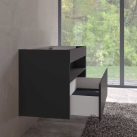 Тумба под раковину Keuco Stageline 32882 120 см, с подсветкой, розеткой и точкой зарядки USB и USB-C, вулканит