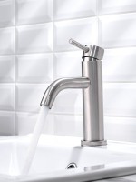 Смеситель для раковины РМС SUS128 SUS128-001F сталь Смеситель для раковины РМС SUS128 SUS128-001F сталь