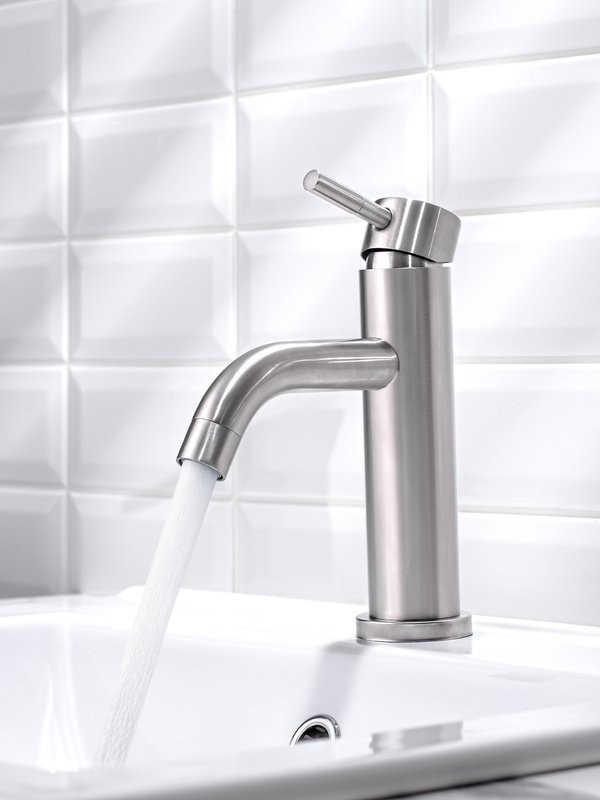 Смеситель для раковины РМС SUS128 SUS128-001F сталь