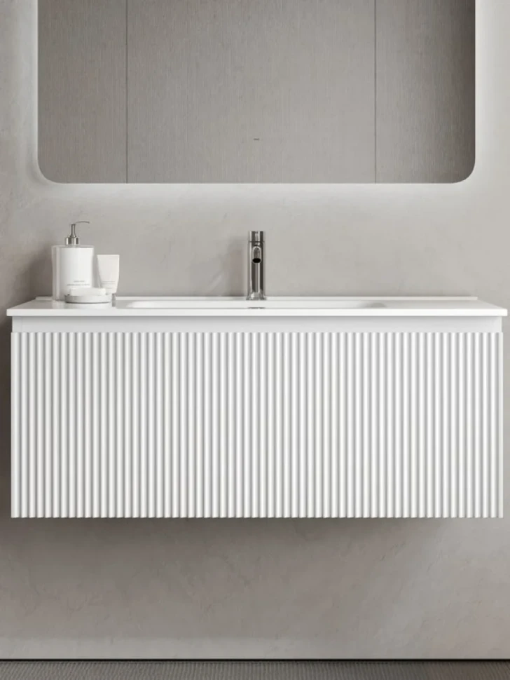Тумба с раковиной Sancos Snob R 1.0 100 bianco