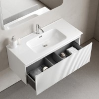 Тумба с раковиной Sancos Snob R 1.0 100 bianco