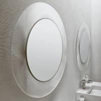Зеркало круглое Laufen Kartell by Laufen 80 прозрачное, с подсветкой