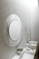 Зеркало круглое Laufen Kartell by Laufen 80 прозрачное, с подсветкой