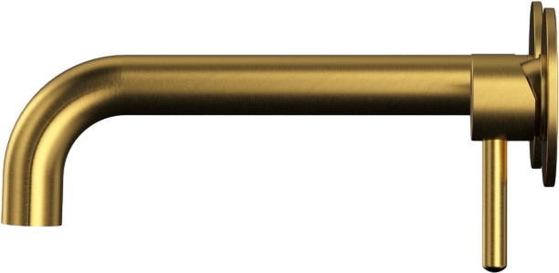 Смеситель для раковины WHITECROSS Y Y1215GLB С ВНУТРЕННЕЙ ЧАСТЬЮ, брашированное золото