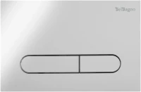 Комплект Унитаз подвесной BelBagno Uno BB3105CHR/SC безободковый, с микролифтом, инсталляция BB002-80 с кнопкой BB005-PR-CHROME