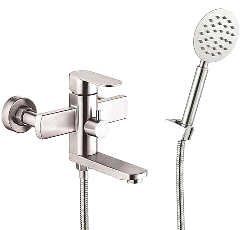 Смеситель для ванны с душем Fashun A53020 сатин