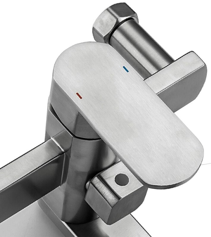 Смеситель для ванны с душем Fashun A53020 сатин