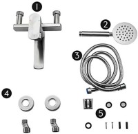 Смеситель для ванны с душем Fashun A53020 сатин