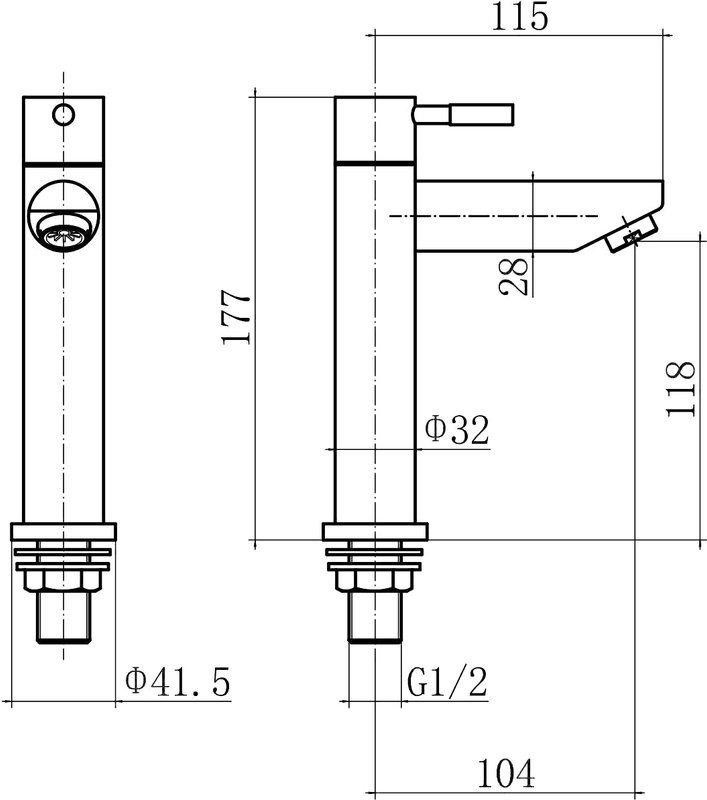 Кран Fashun A54194 сатин