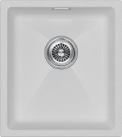 Комплект Мойка Paulmark Lumi LU41-WH белая + Измельчитель Intenso