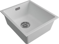 Комплект Мойка Paulmark Lumi LU41-WH белая + Измельчитель Intenso