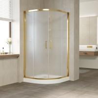Душевой уголок Vegas Glass ZS Tur Novo 120 09 10 профиль золото, стекло сатин
