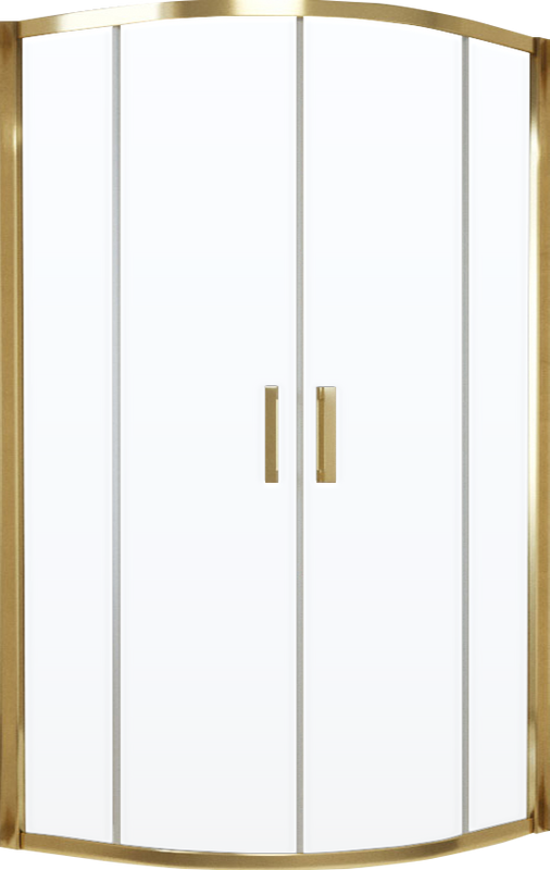 Душевой уголок Vegas Glass ZS Tur Novo 120 09 10 профиль золото, стекло сатин