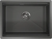 Мойка кухонная Granula Kitchen Space 6045U, графит матовый