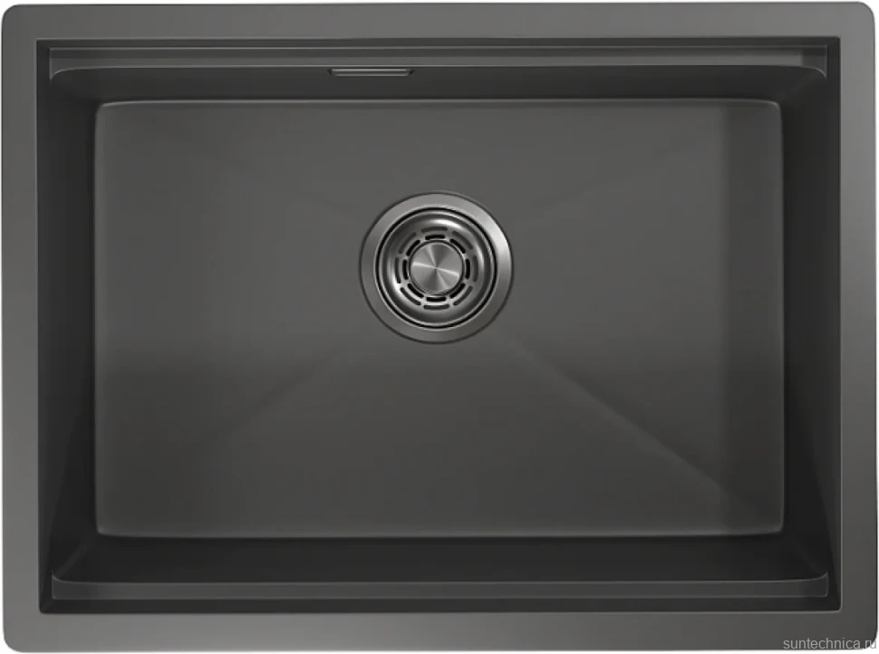 Мойка кухонная Granula Kitchen Space 6045U, графит матовый