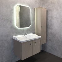 Шкаф пенал для ванной Comforty Кремона латте