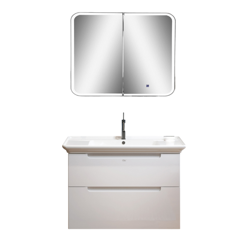 Мебель для ванной комнаты Alavann Berta 105 подвесная, белая