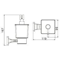 Дозатор Rose RG1544H черный Дозатор Rose RG1544H черный