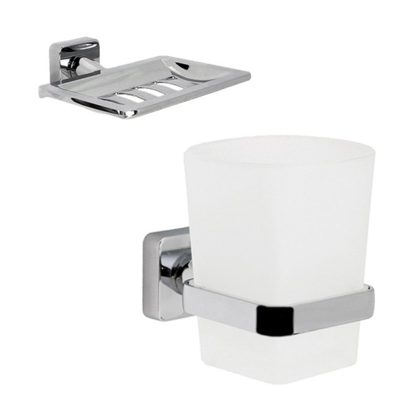 Набор Стакан Wasserkraft Dill K-3928 + Мыльница K-3969