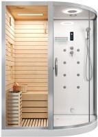 Душевая кабина Ceruttispa Lugano -L White 8345 с сауной