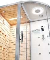 Душевая кабина Ceruttispa Lugano -L White 8345 с сауной