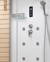 Душевая кабина Ceruttispa Lugano -L White 8345 с сауной