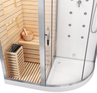 Душевая кабина Ceruttispa Lugano -L White 8345 с сауной