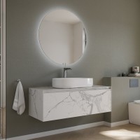 Мебель для ванной комнаты Sancos Stone 120 Statuario white