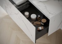 Мебель для ванной комнаты Sancos Stone 120 Statuario white