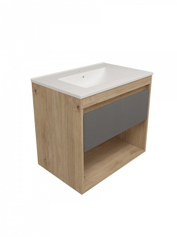 Мебель для ванной комнаты Teymi Vitra 70 дуб, графит