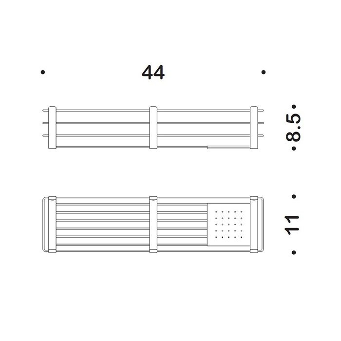 Полка Colombo Design Complementi B9633.OM
