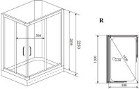 Душевая кабина Timo Premium ILMA 102 R