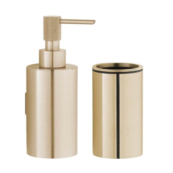 Набор Стакан Boheme Uno 10982-MG + Дозатор 10977-MG