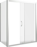 Душевой уголок Good Door Latte WTW+SP-G-WE 140x90 + очиститель для стекол