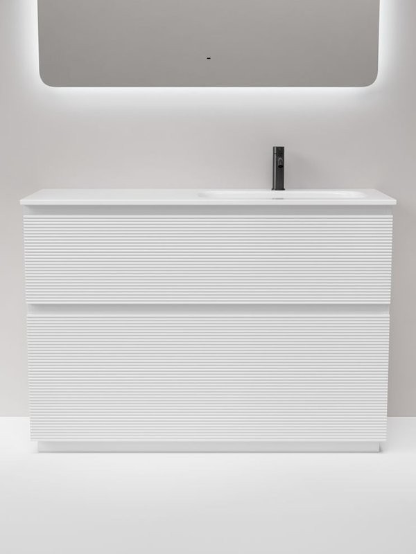 Тумба с раковиной Sancos Folk Floor 120 правая напольная, bianco, раковина CN7021