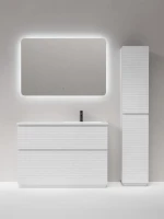Тумба с раковиной Sancos Folk Floor 120 правая напольная, bianco, раковина CN7021