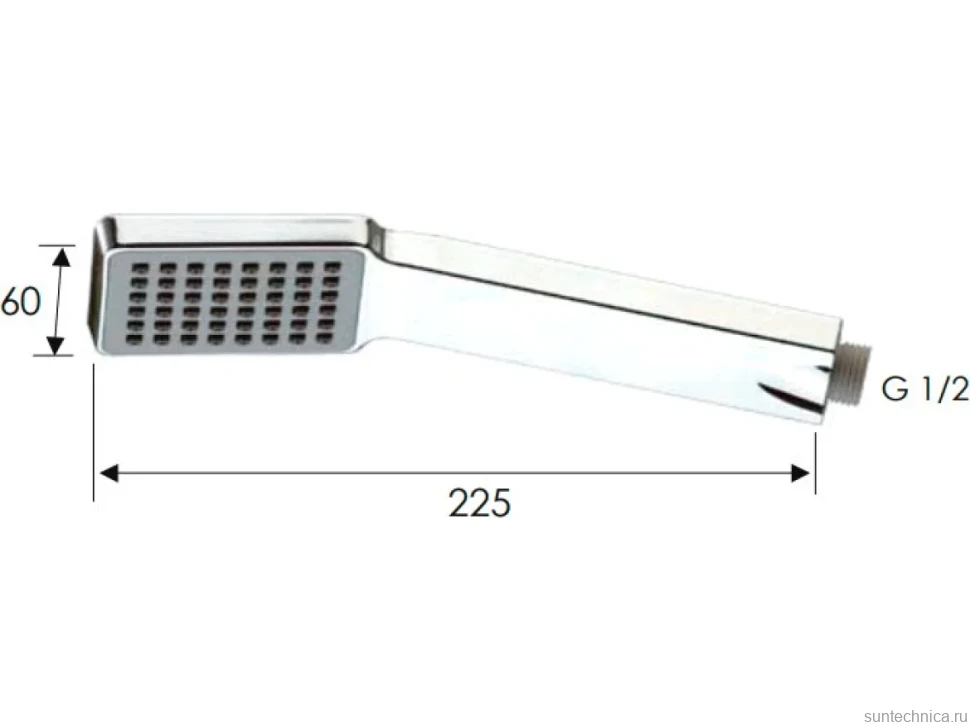 Душевая лейка Remer 317SQX