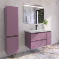 Мебель для ванной комнаты Caprigo Forte 100 R подвесная, лиловая