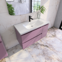 Мебель для ванной комнаты Caprigo Forte 100 R подвесная, лиловая