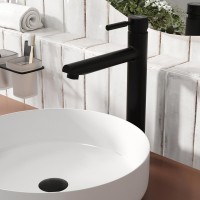 Смеситель для раковины Wasserkraft Gollach 3303H черный soft-touch