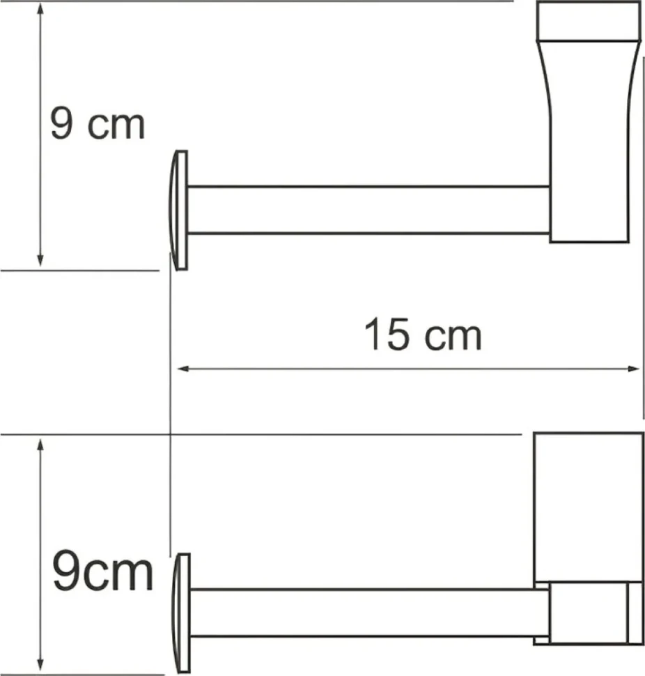 Набор Держатель Wasserkraft Abens K-3296 + Ершик K-3227