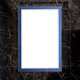 Зеркало Armadi Art Lucido 70х105, насыщенный синий, с подсветкой